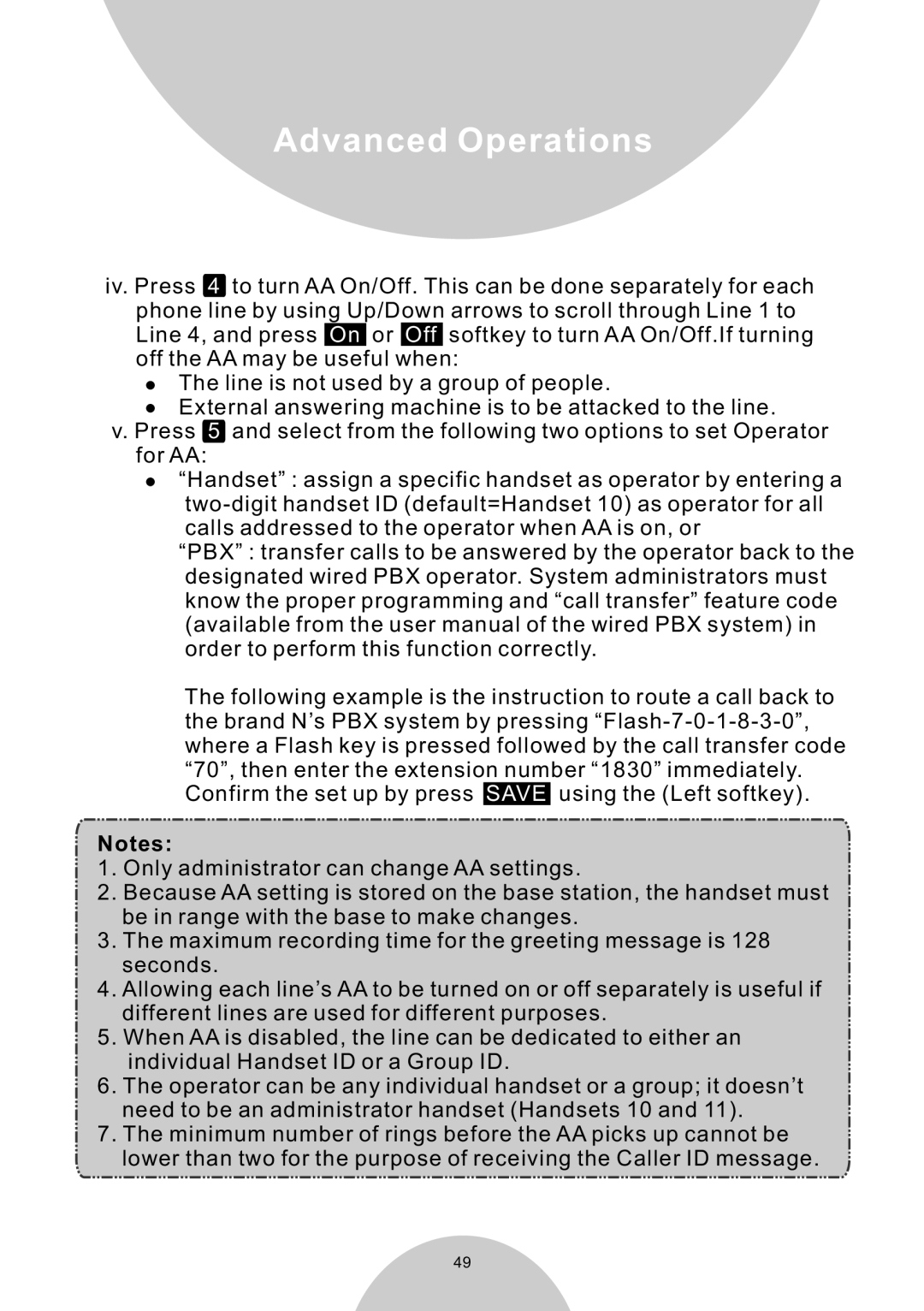 EnGenius Technologies DURAWALKIE user manual Advanced Operations 