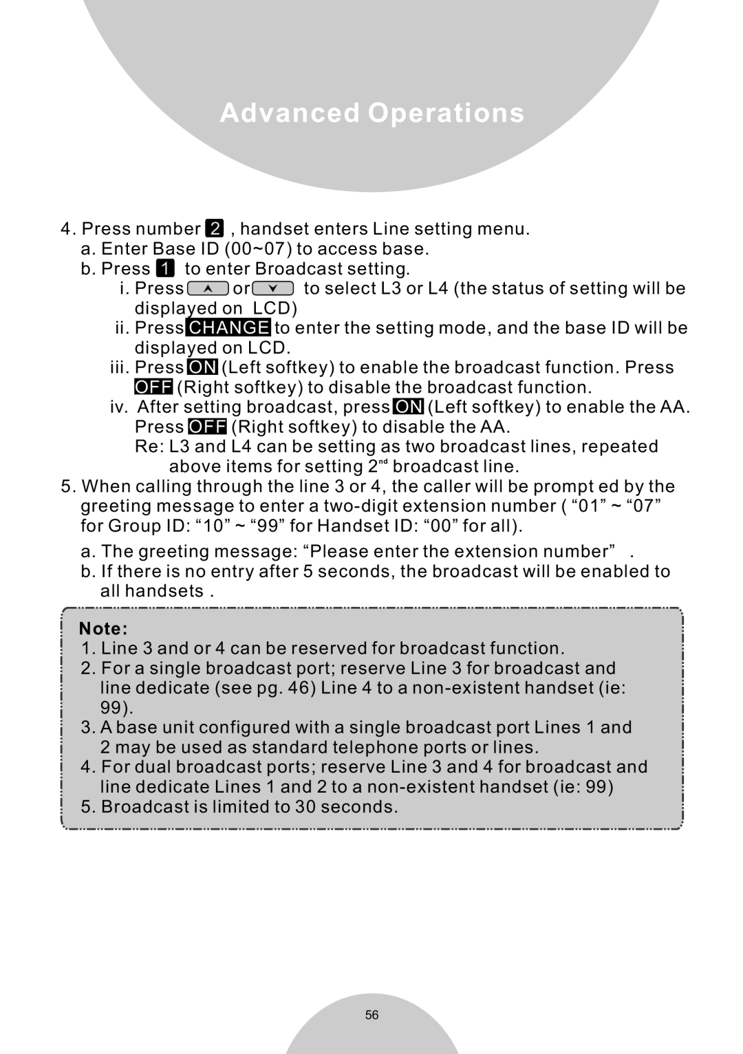 EnGenius Technologies DURAWALKIE user manual Advanced Operations 