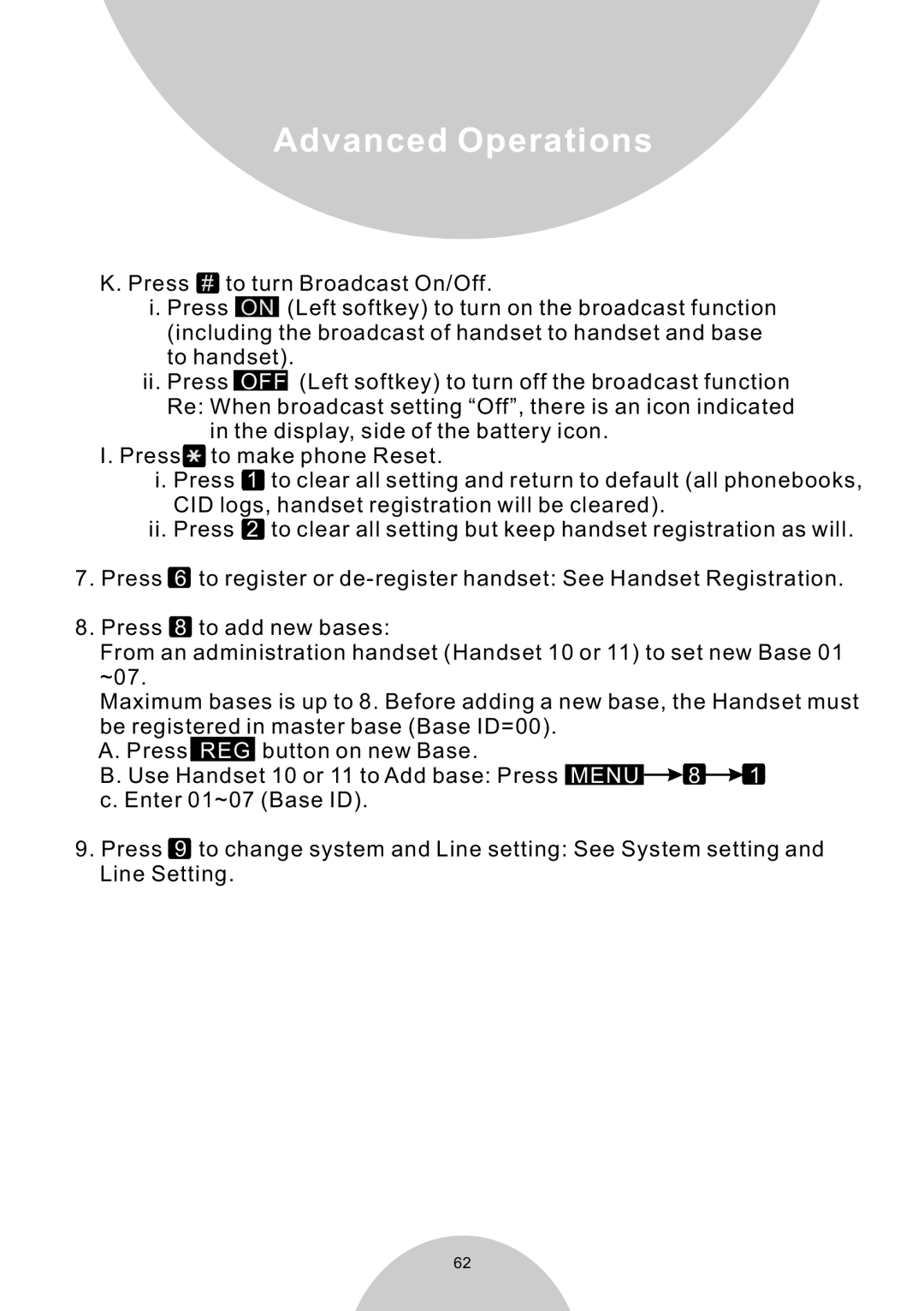 EnGenius Technologies DURAWALKIE user manual Advanced Operations 