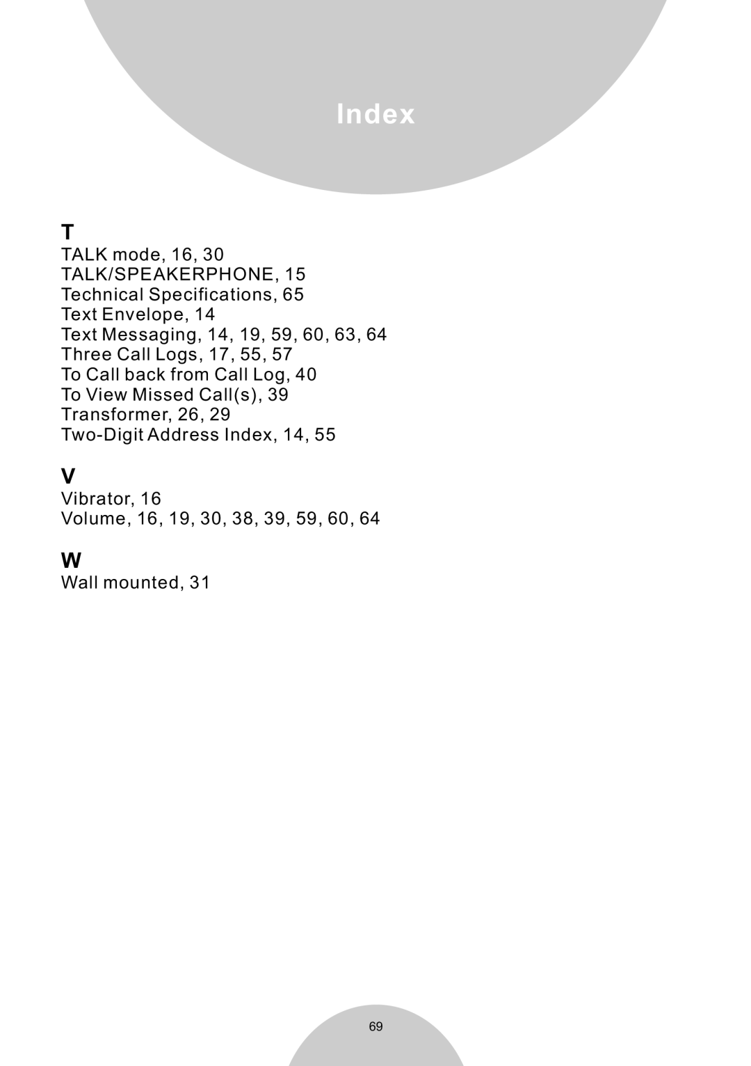 EnGenius Technologies DURAWALKIE user manual Index 