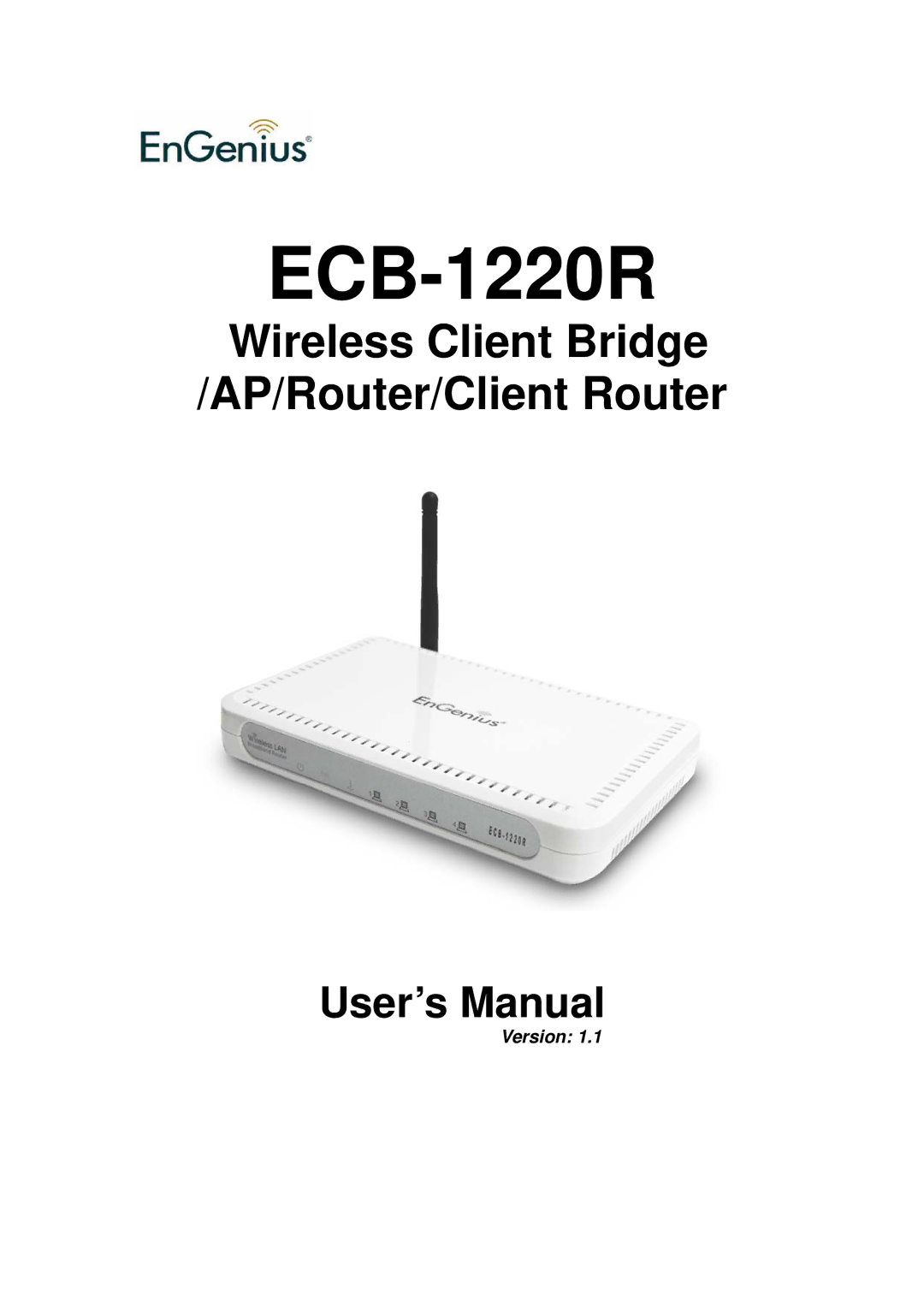 EnGenius Technologies ECB-1220R user manual 