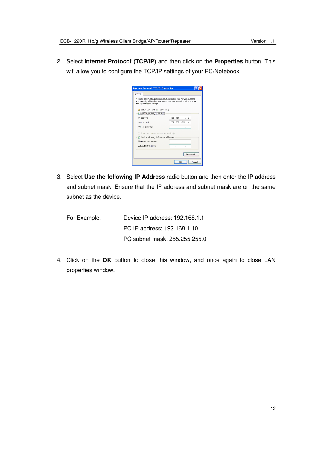 EnGenius Technologies ECB-1220R user manual 