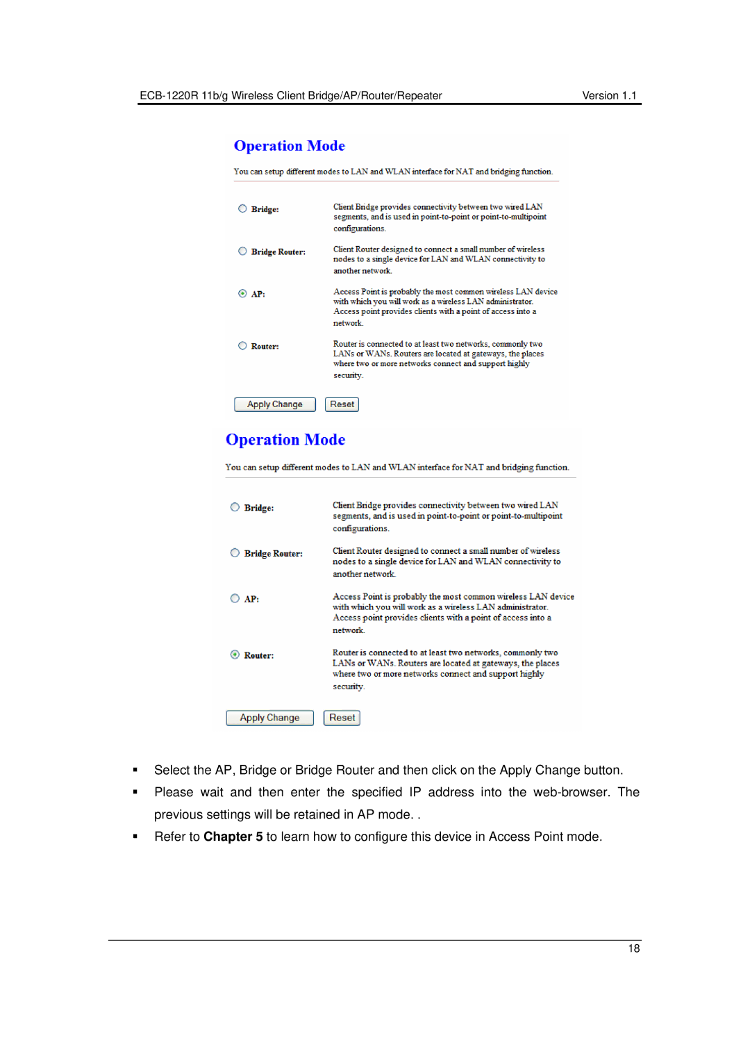 EnGenius Technologies ECB-1220R user manual 