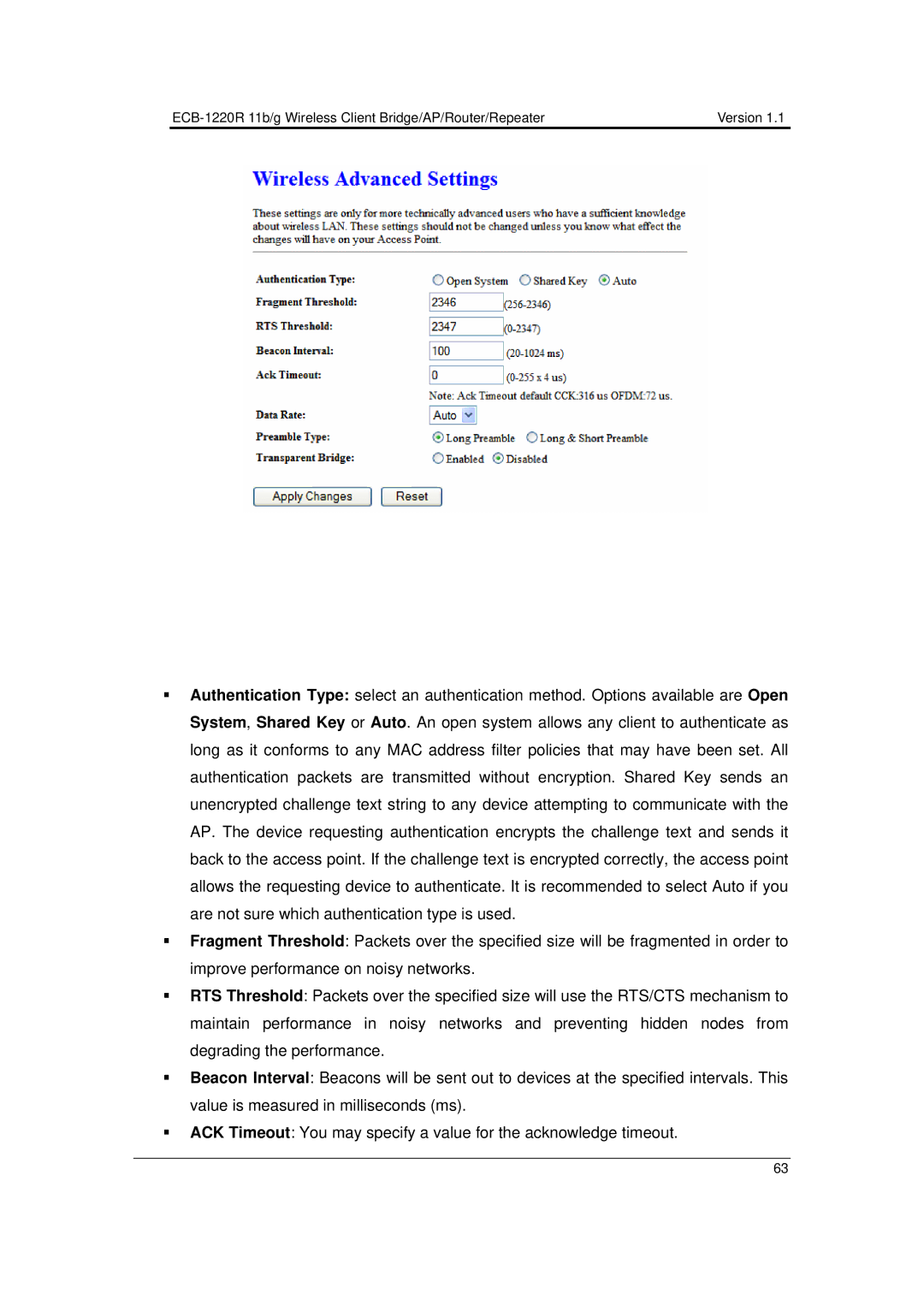 EnGenius Technologies ECB-1220R user manual 