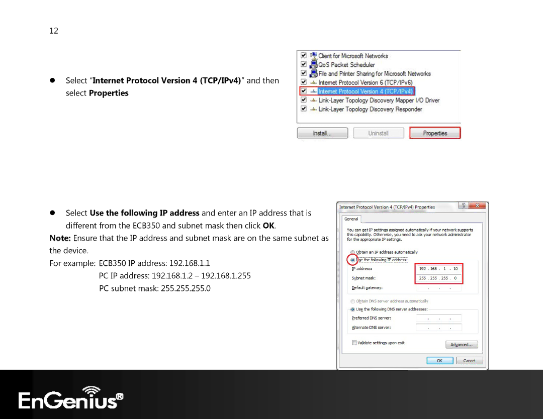 EnGenius Technologies ECB350 manual 