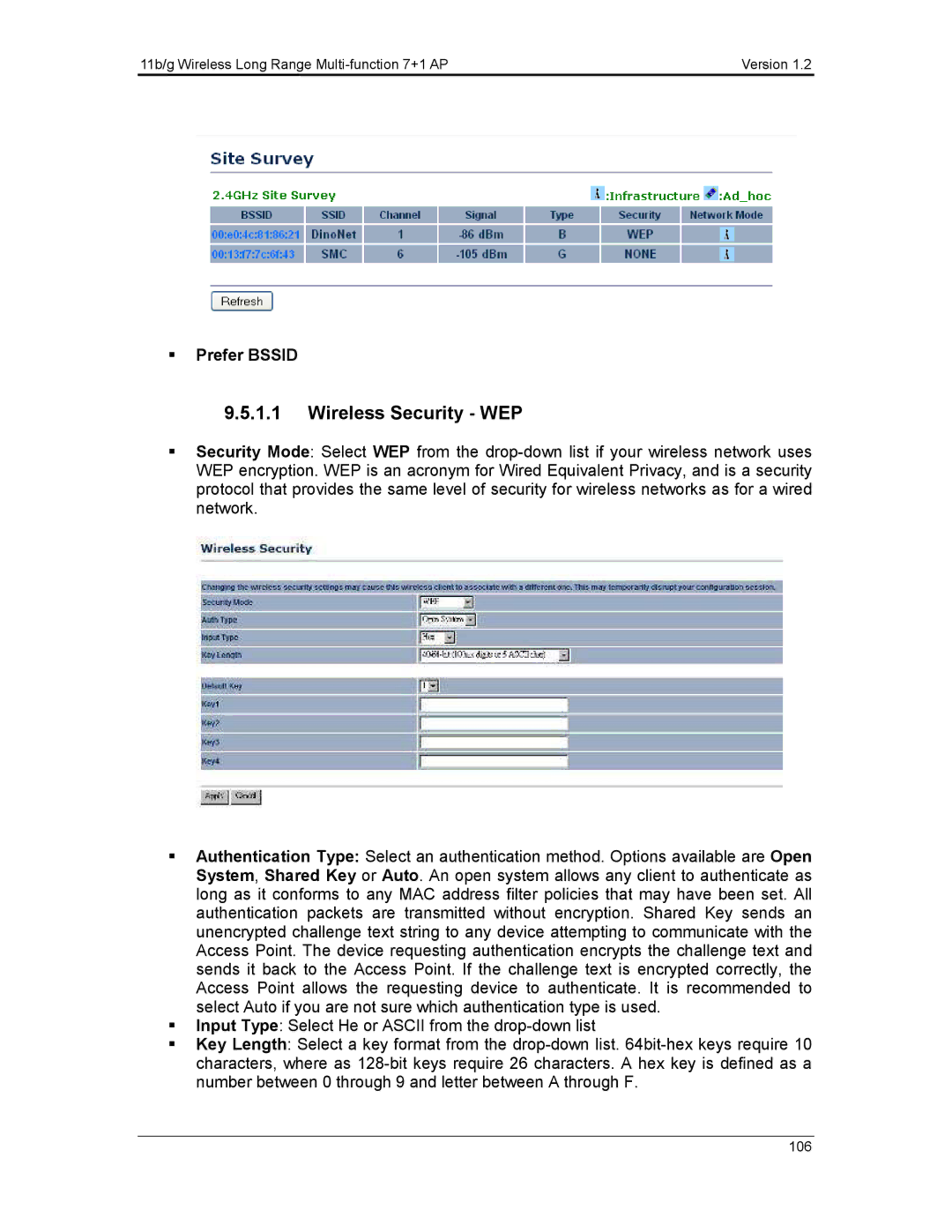 EnGenius Technologies ECB3500 user manual Prefer Bssid 