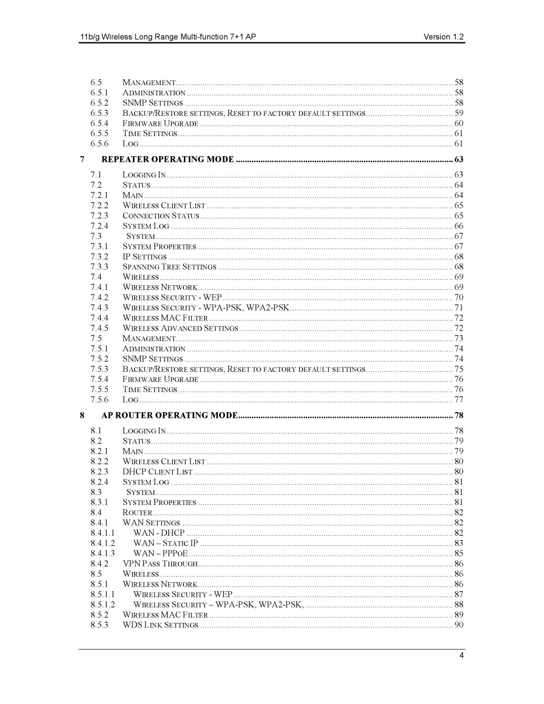 EnGenius Technologies ECB3500 user manual Repeater Operatig Mode 