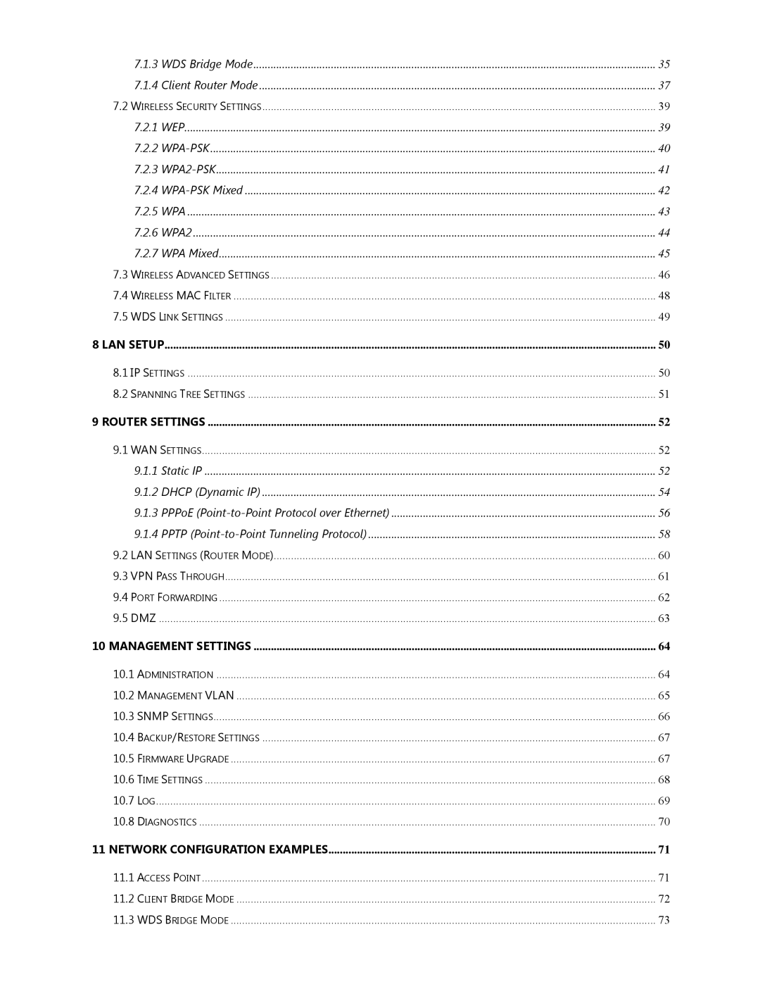 EnGenius Technologies ENH500 user manual LAN Setup 