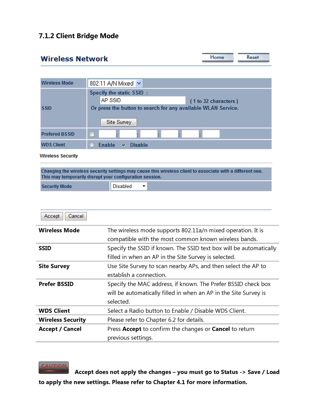 EnGenius Technologies ENH500 user manual Site Survey, Prefer Bssid, WDS Client 