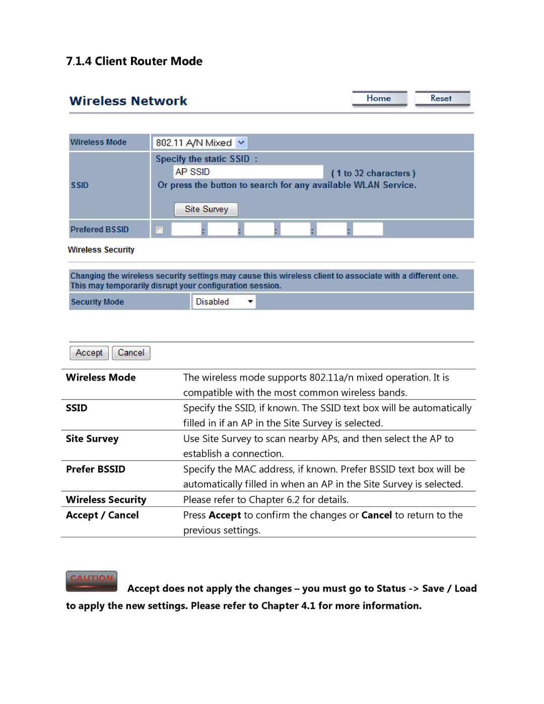 EnGenius Technologies ENH500 user manual Filled in if an AP in the Site Survey is selected 