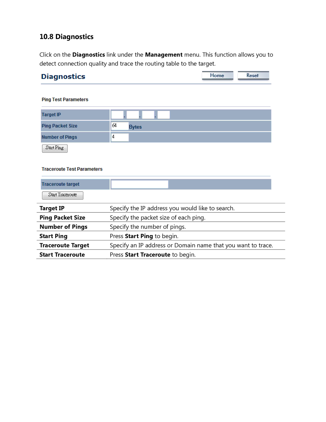 EnGenius Technologies ENH500 user manual Diagnostics 