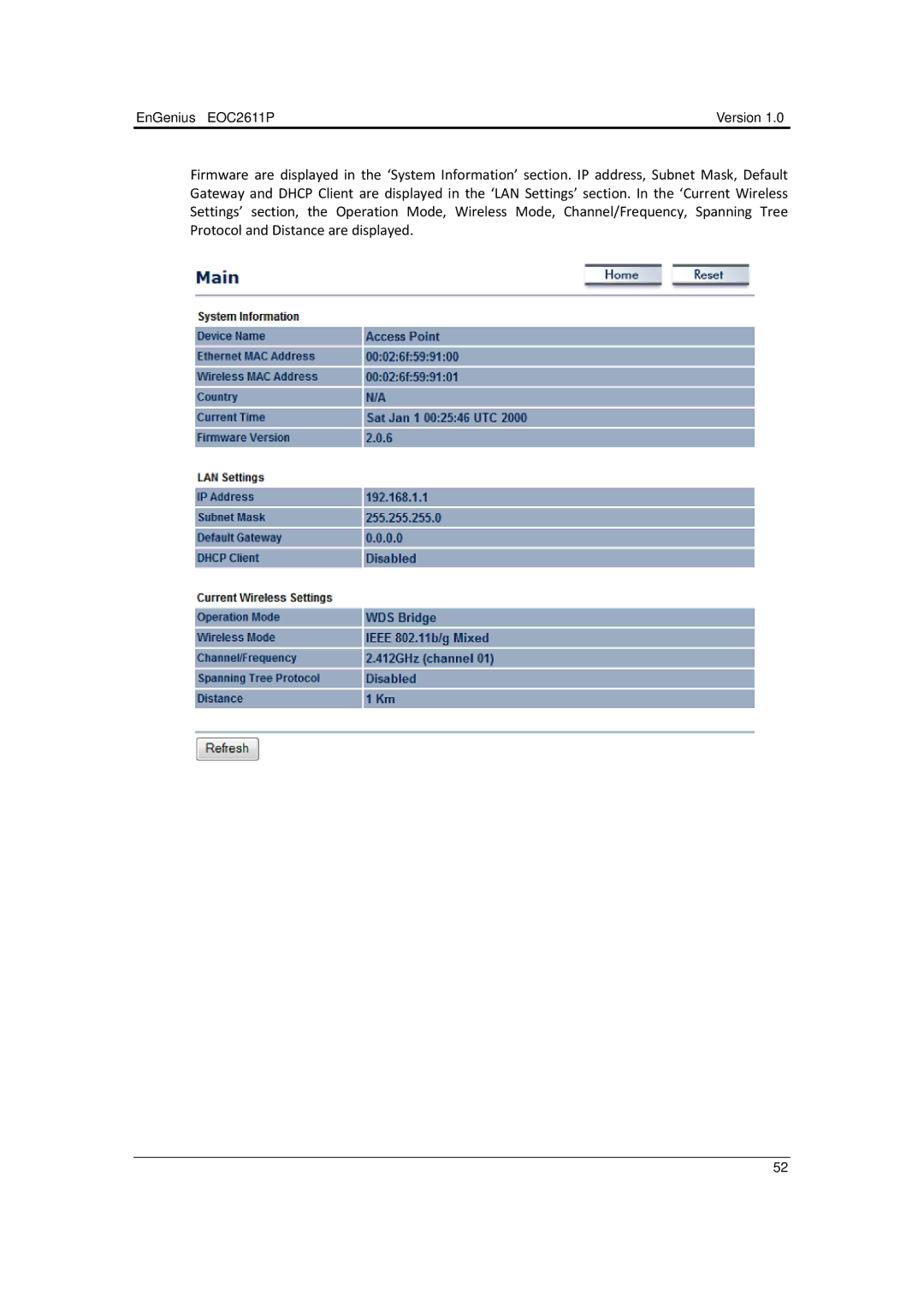 EnGenius Technologies manual EnGenius EOC2611P Version 