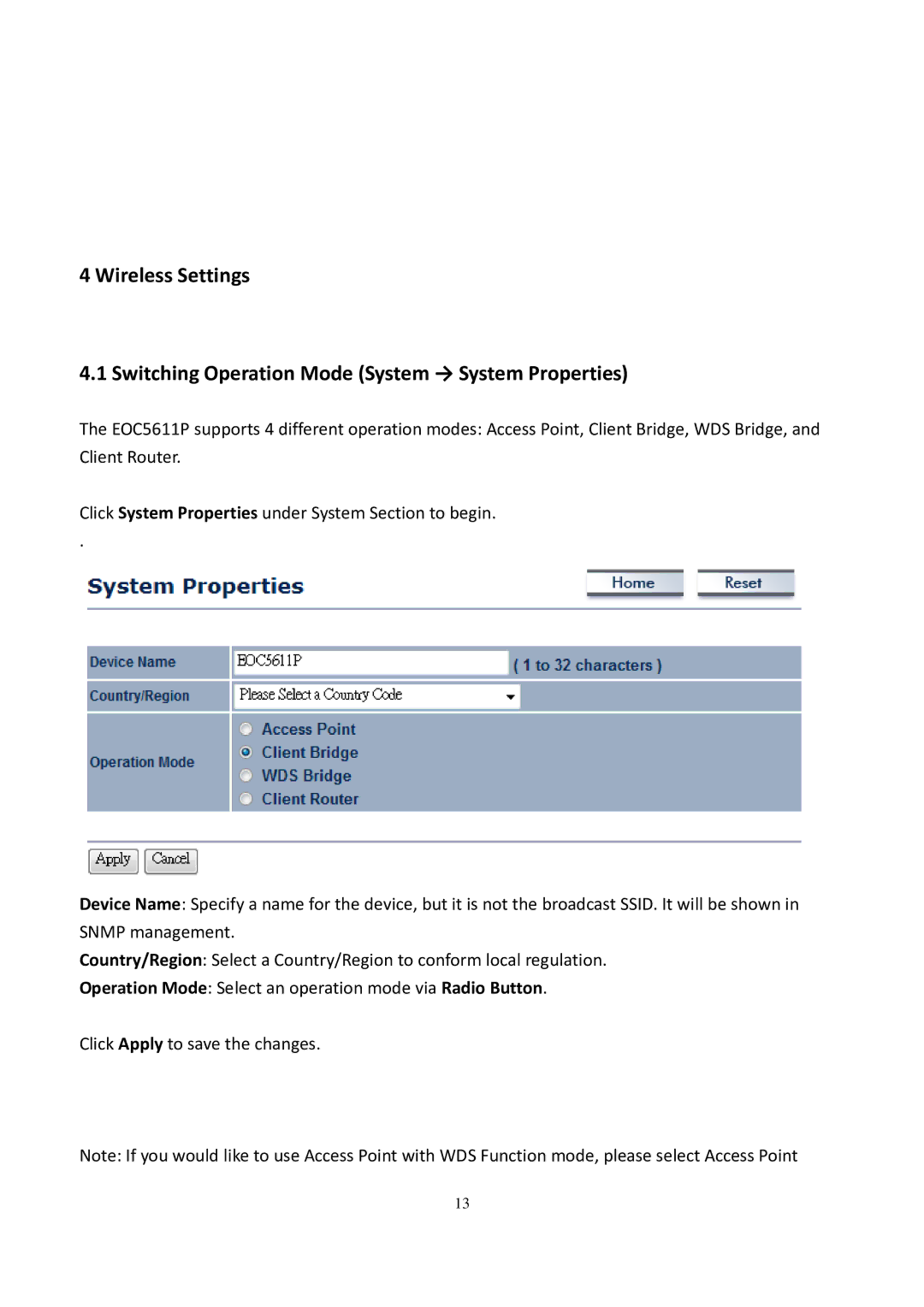 EnGenius Technologies EOC5611P user manual 