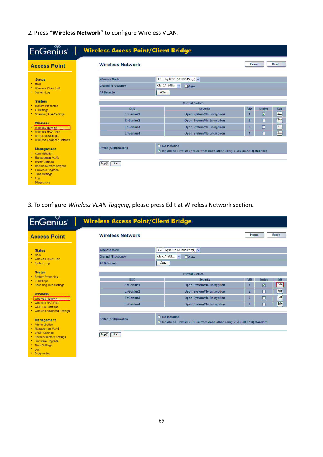 EnGenius Technologies EOC5611P user manual 