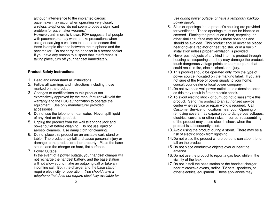 EnGenius Technologies EP-490 user manual Product Safety Instructions 