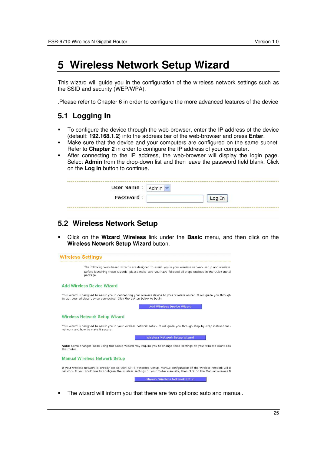 EnGenius Technologies ESR-9710 user manual Wireless Network Setup Wizard 