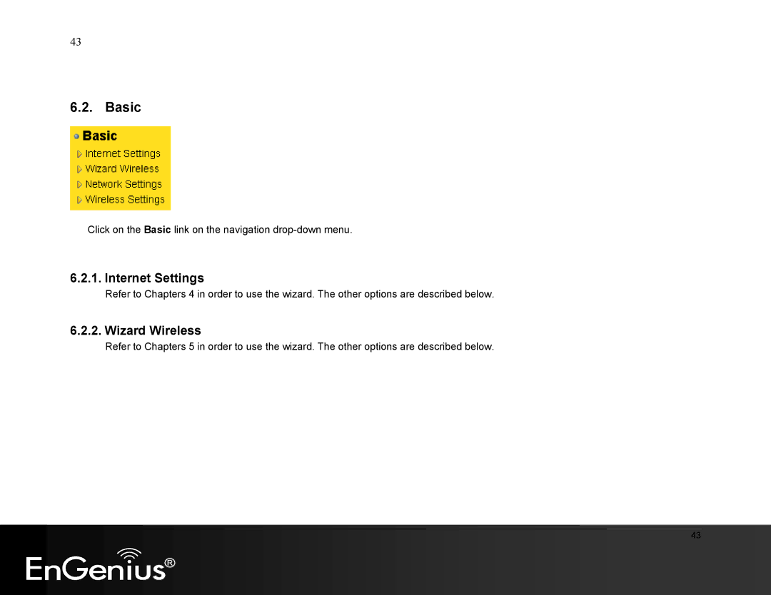 EnGenius Technologies ESR9855G manual Basic 