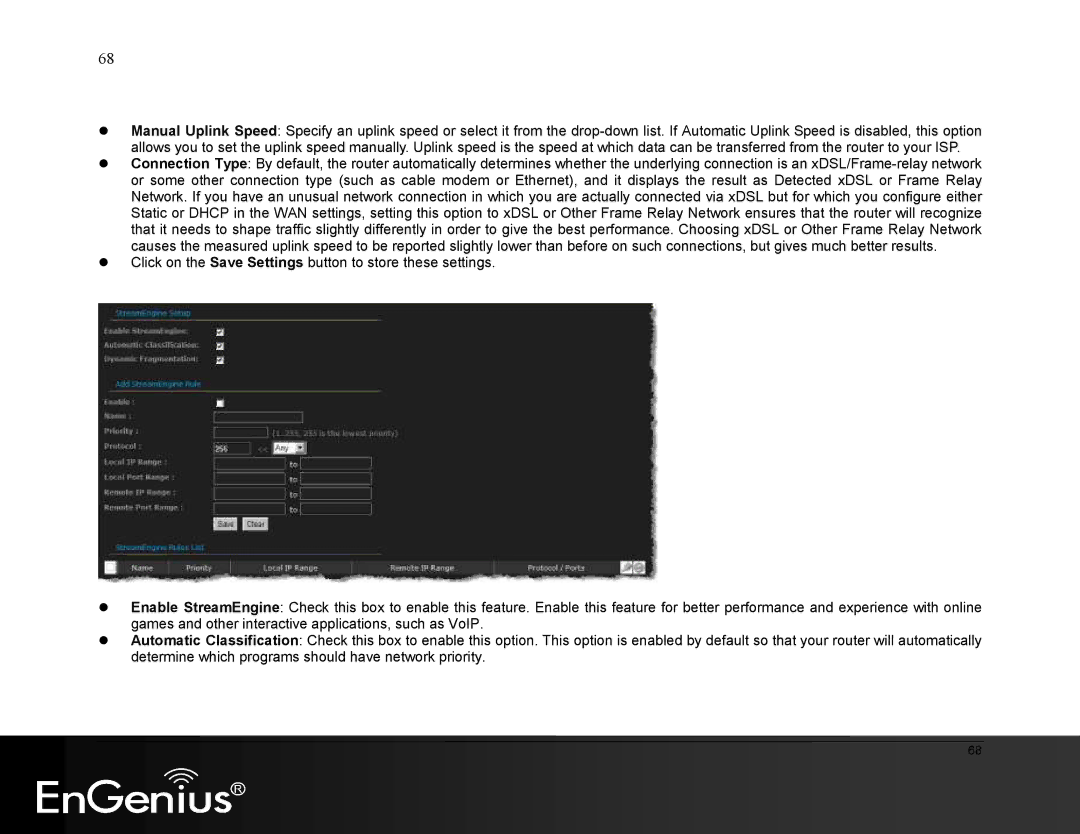 EnGenius Technologies ESR9855G manual 