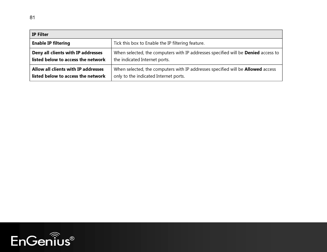 EnGenius Technologies EVR100 manual 