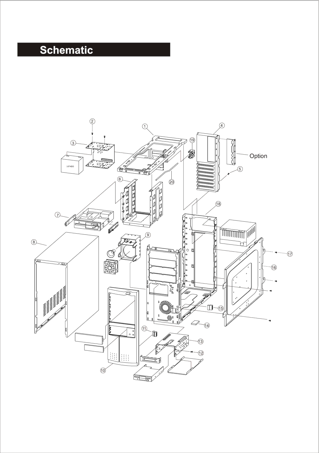 Enlight EN-7230 user manual Option 