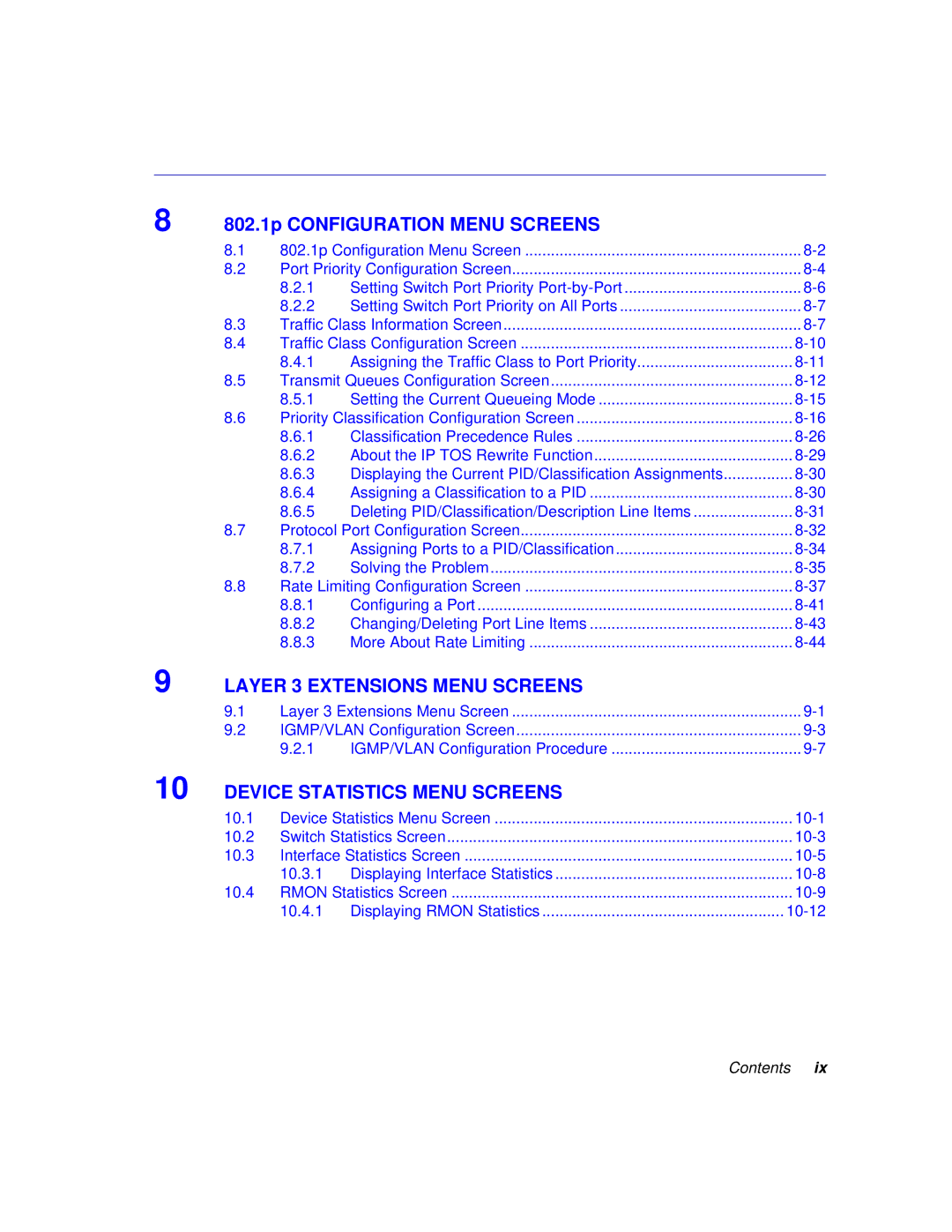 Enterasys Networks 2H258, 2E253, 2H253, 2H252 manual Layer 3 Extensions Menu Screens 