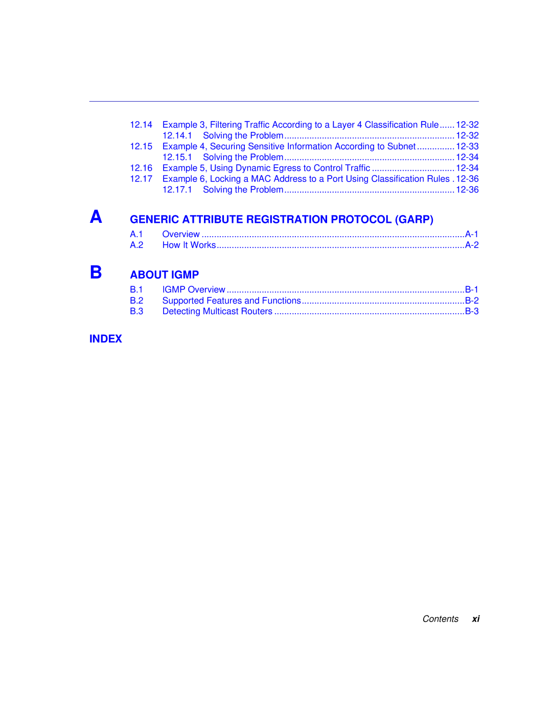 Enterasys Networks 2H253, 2E253, 2H252, 2H258 manual Generic Attribute Registration Protocol Garp 