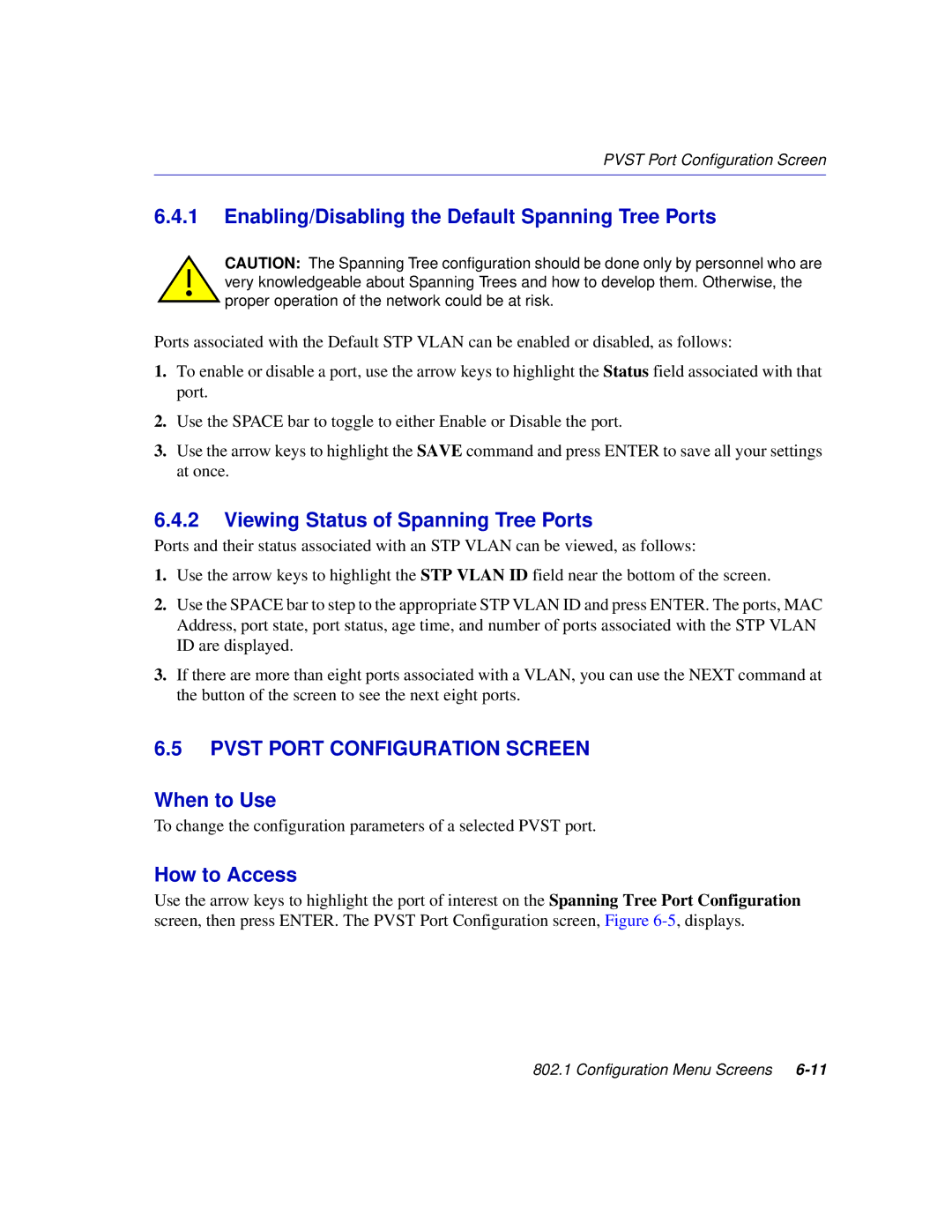 Enterasys Networks 2H253, 2E253 Enabling/Disabling the Default Spanning Tree Ports, Viewing Status of Spanning Tree Ports 