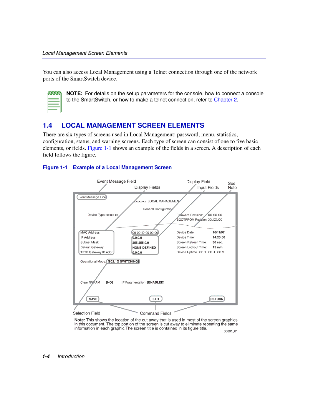 Enterasys Networks 2E253, 2H253, 2H252, 2H258 manual Local Management Screen Elements, None Defined 