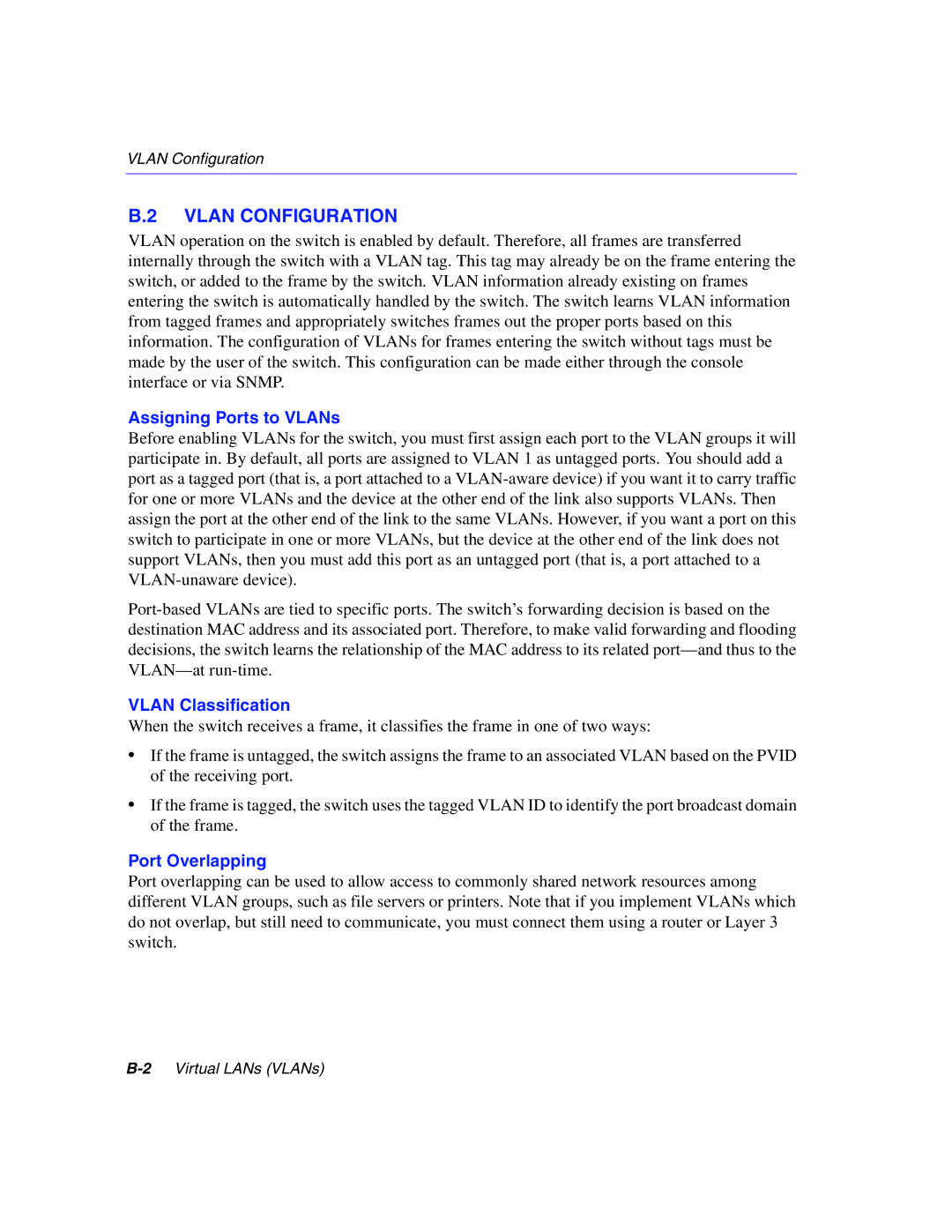 Enterasys Networks 5H1XX, 5G1XX manual Vlan Configuration 