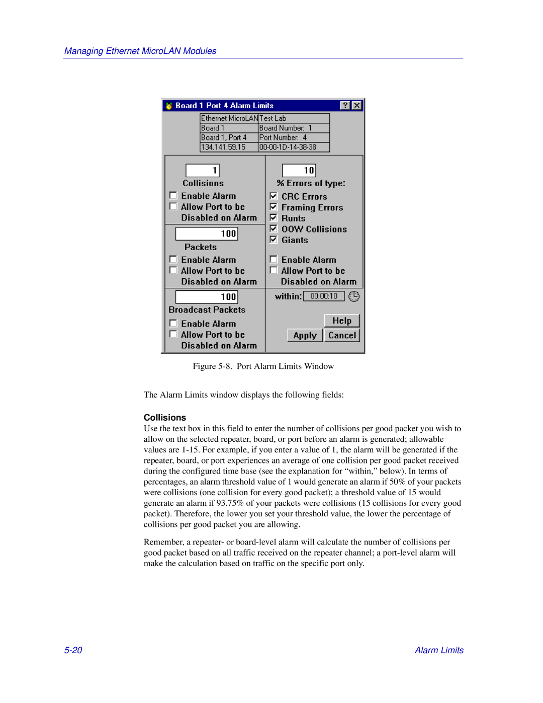 Enterasys Networks Matrix E7, 6000 manual Collisions 