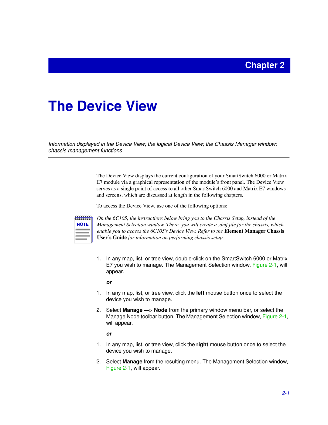 Enterasys Networks 6000, Matrix E7 manual Device View 