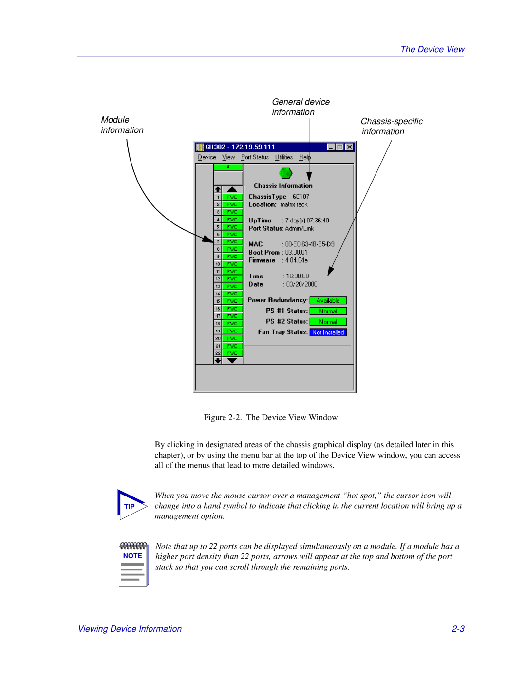 Enterasys Networks 6000, Matrix E7 manual General device 