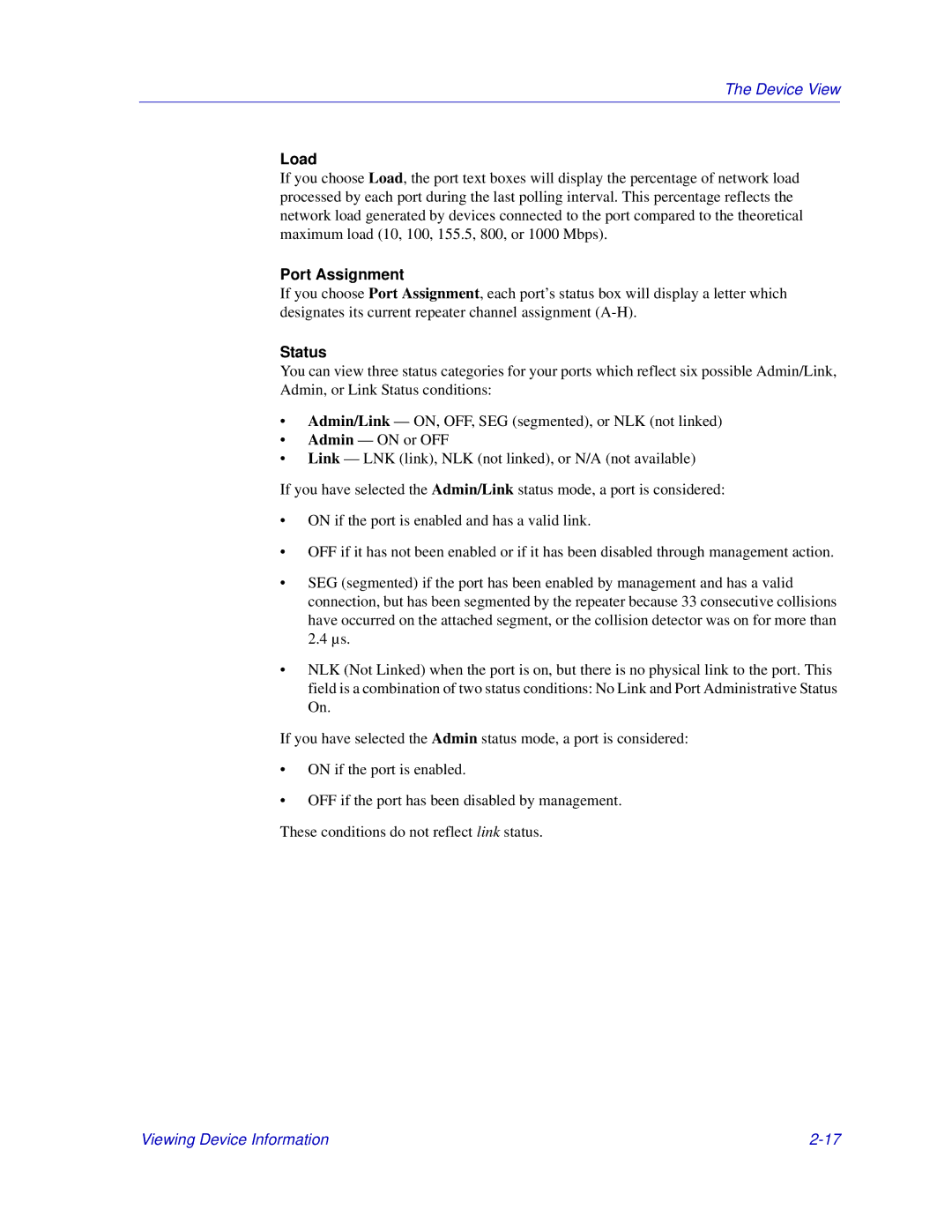 Enterasys Networks 6000, Matrix E7 manual Port Assignment 