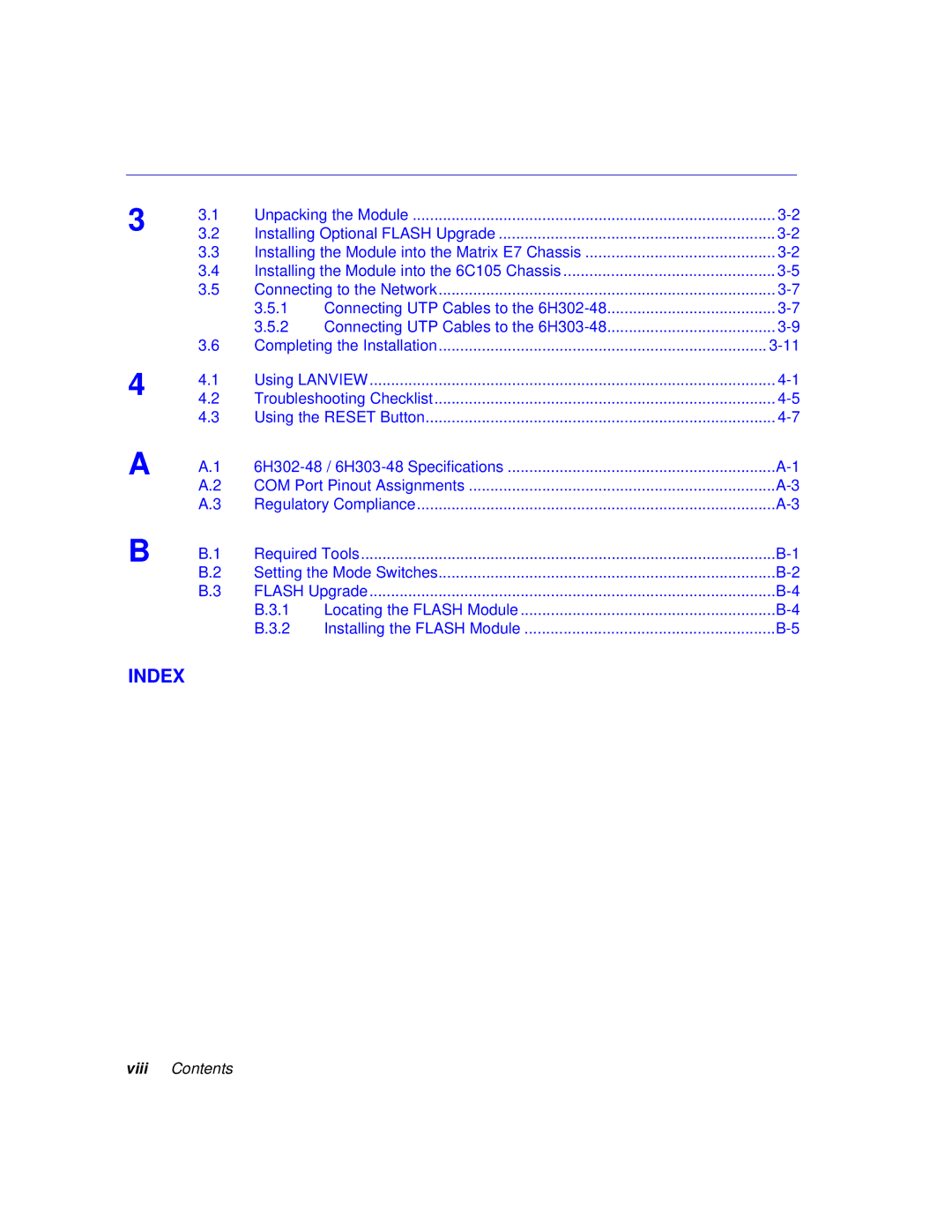 Enterasys Networks 6H302-48 manual Index 