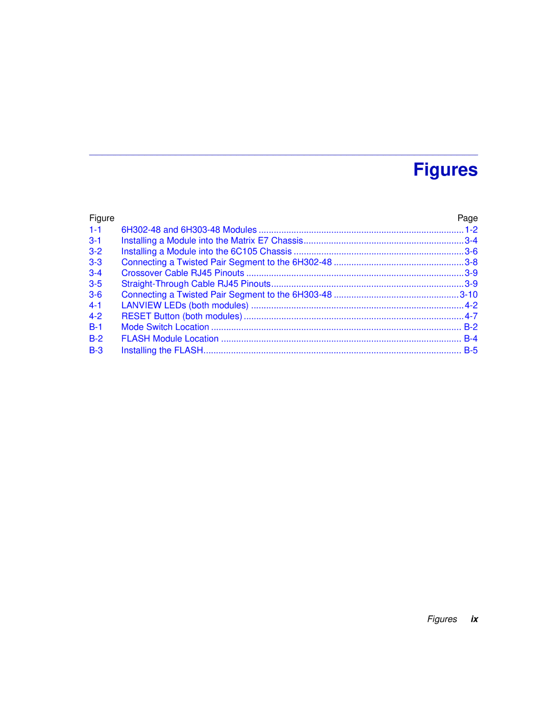 Enterasys Networks 6H302-48 manual Figures 