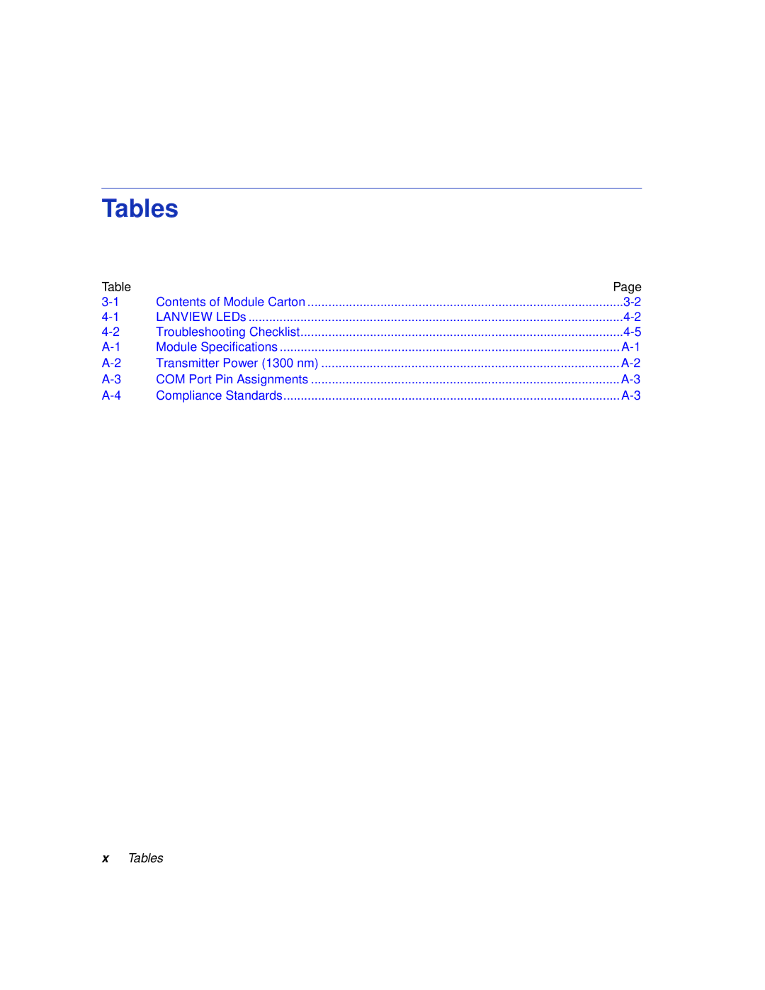 Enterasys Networks 6H308-24, 6H308-48 manual Tables 