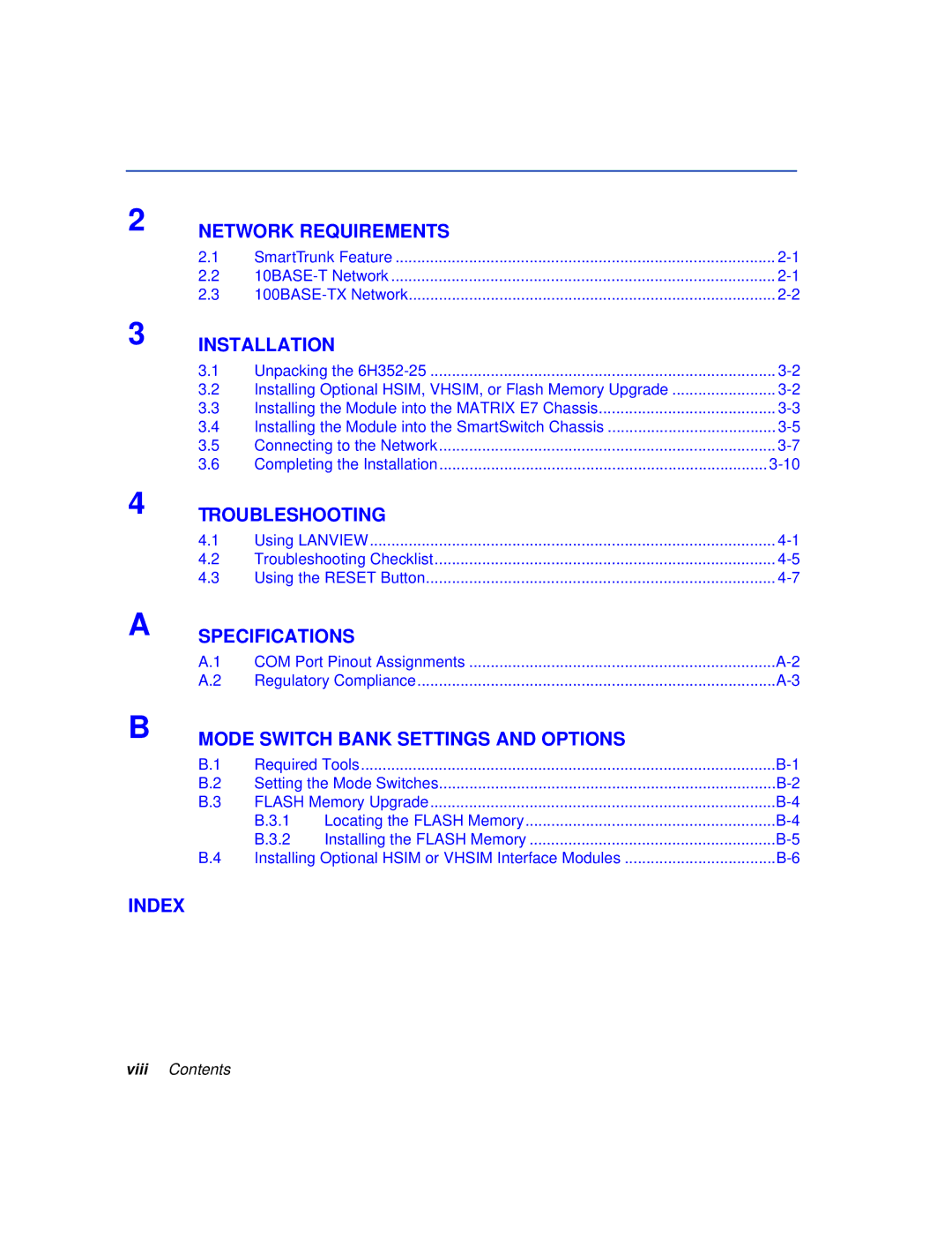 Enterasys Networks 6H352-25 manual Network Requirements 