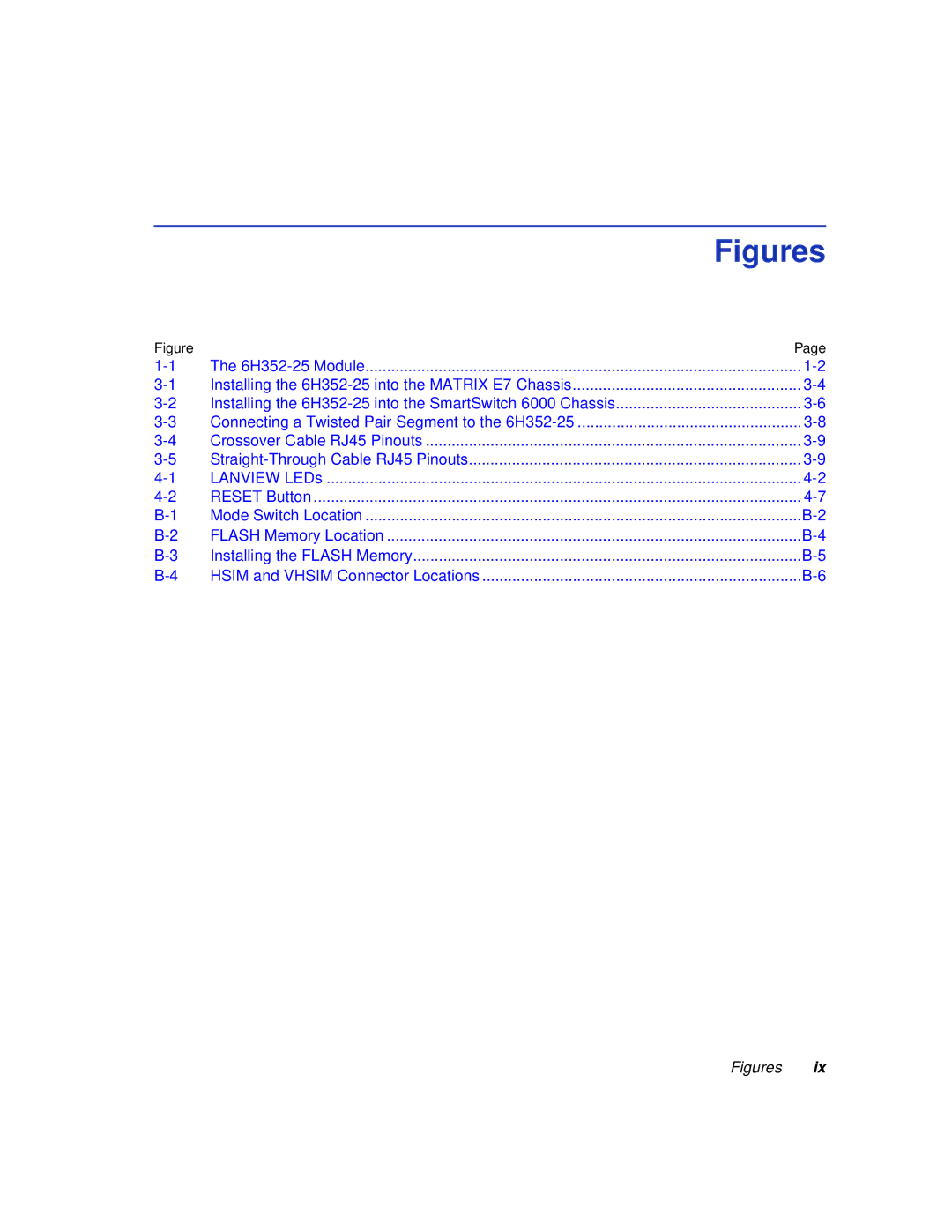 Enterasys Networks 6H352-25 manual Figures 