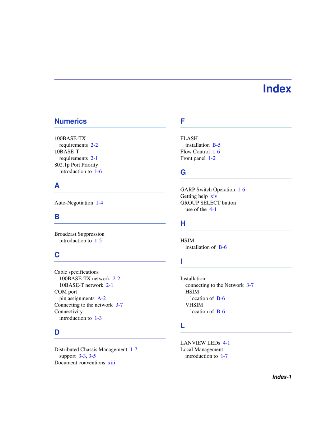 Enterasys Networks 6H352-25 manual Index, Numerics 