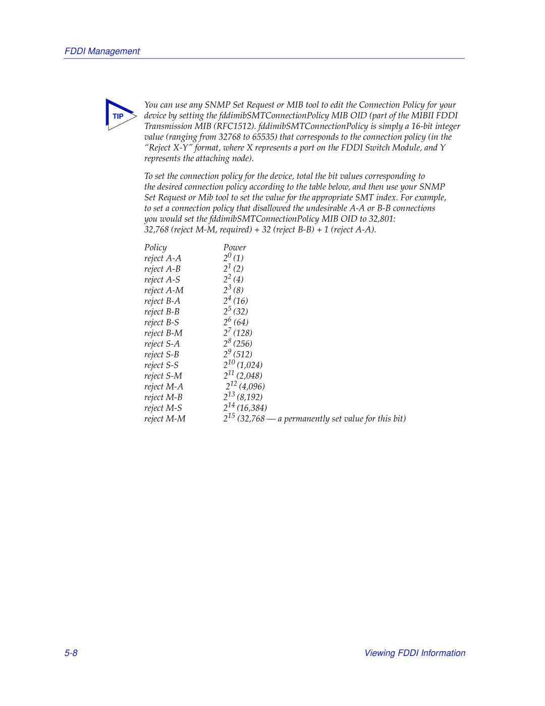 Enterasys Networks 700 manual 15 32,768 a permanently set value for this bit 