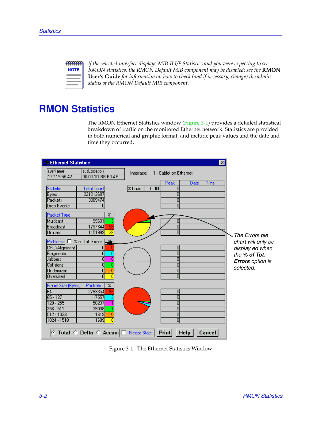 Enterasys Networks 700 manual Rmon Statistics 