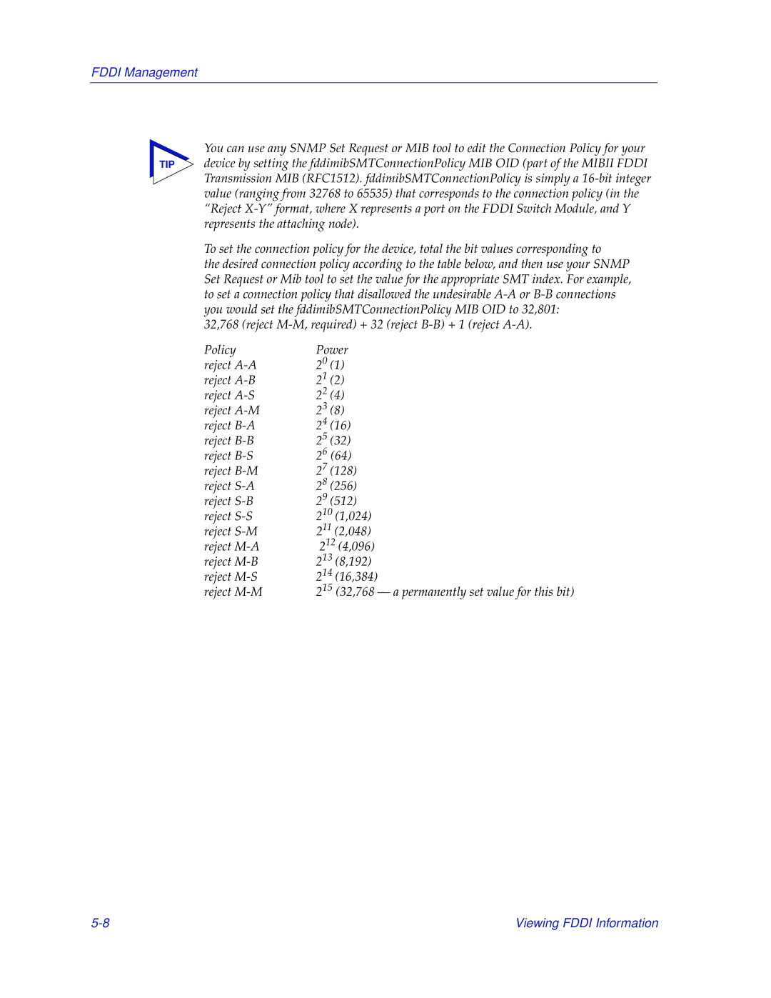 Enterasys Networks 700 manual 15 32,768 a permanently set value for this bit 