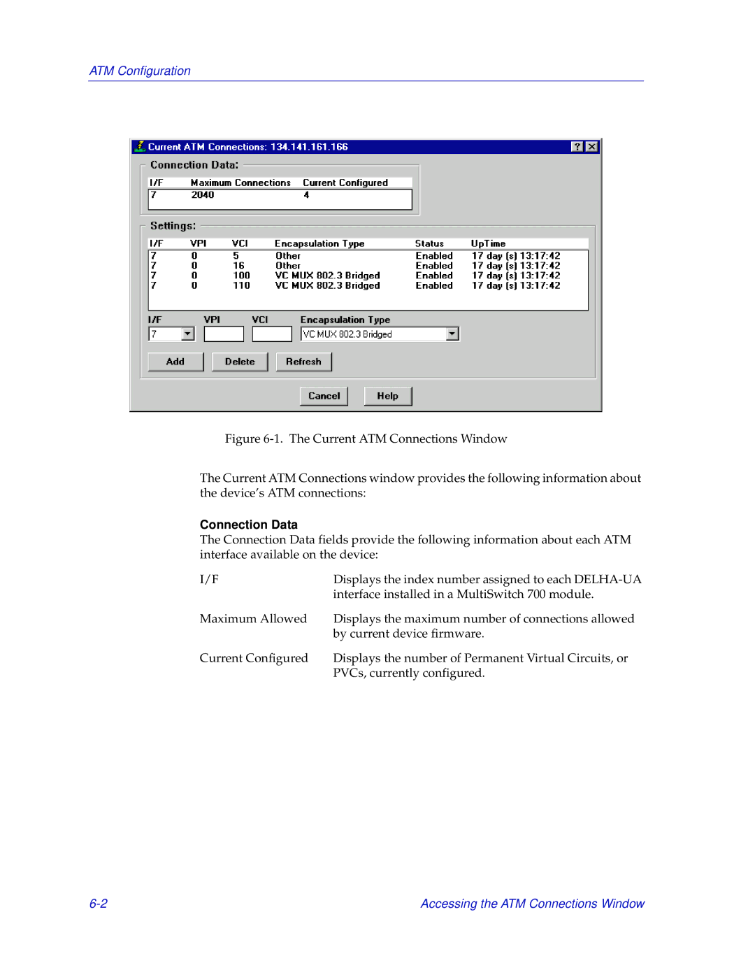 Enterasys Networks 700 manual Connection Data 