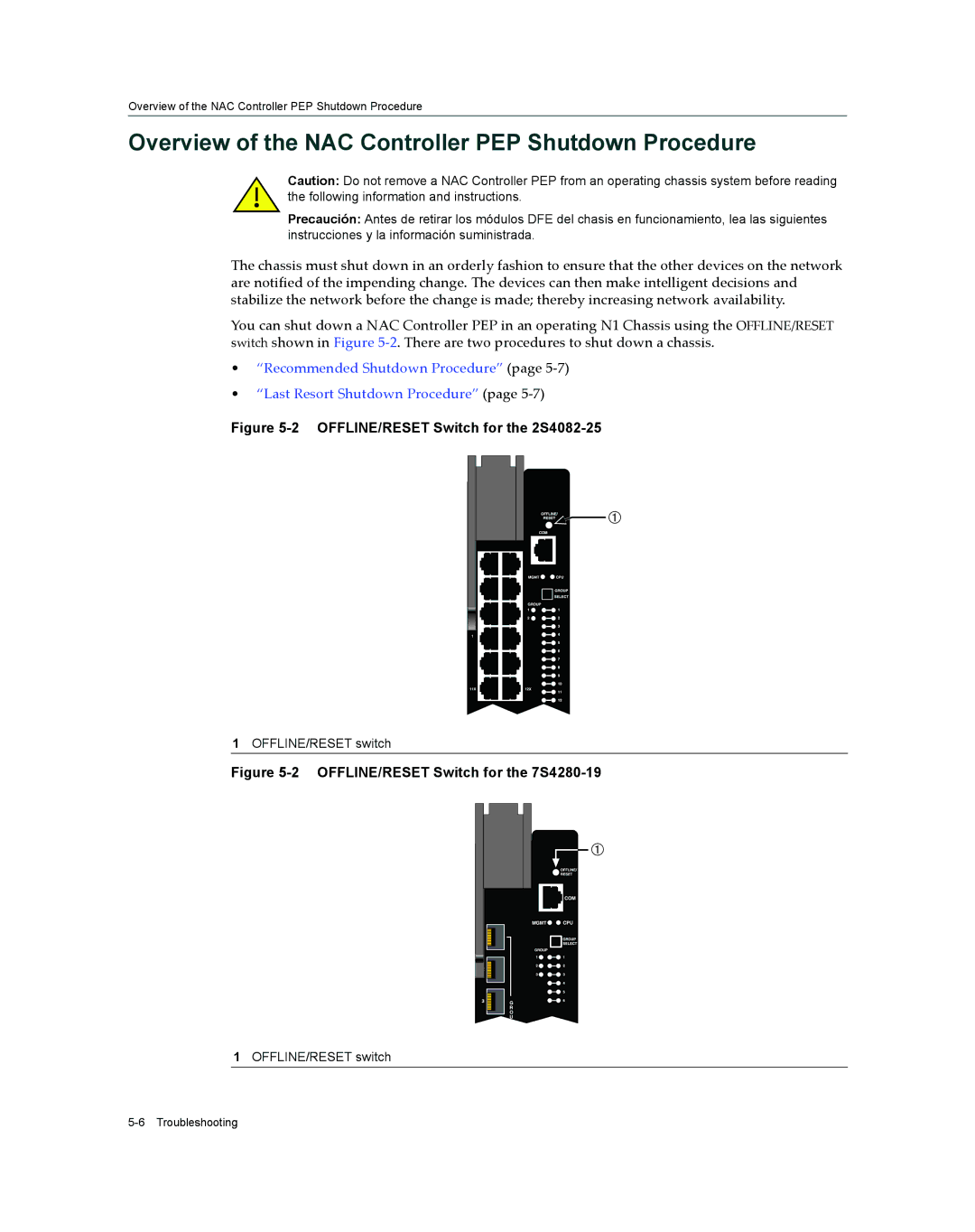 Enterasys Networks 7S4280-19-SYS, 2S4082-25-SYS manual Overview of the NAC Controller PEP Shutdown Procedure 