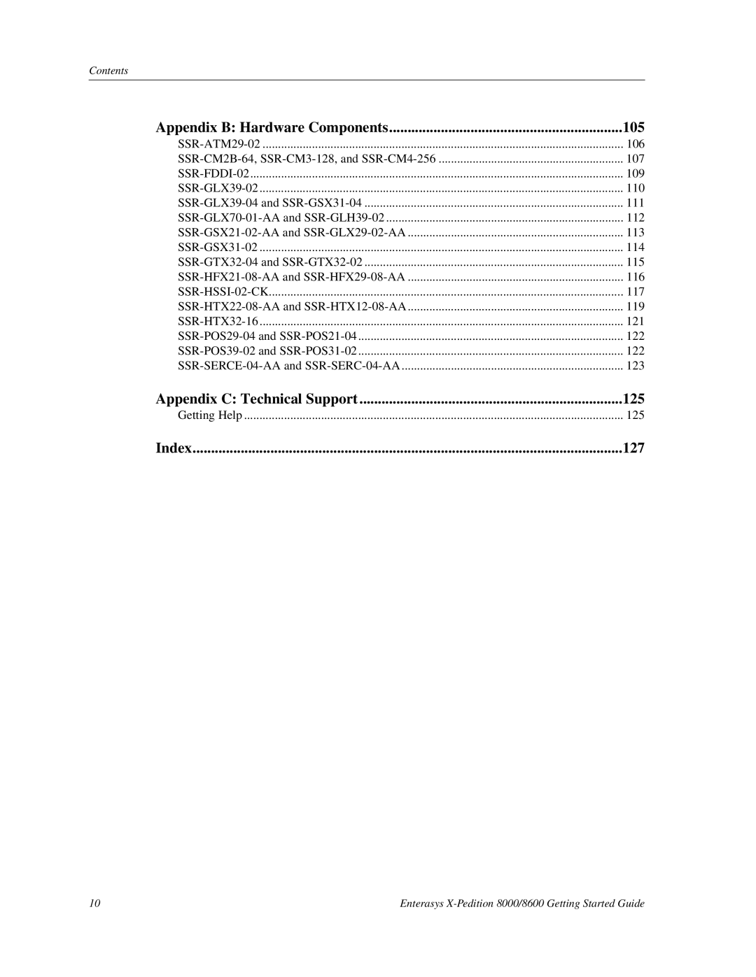 Enterasys Networks 8000/8600 manual SSR-FDDI-02, SSR-HSSI-02-CK 