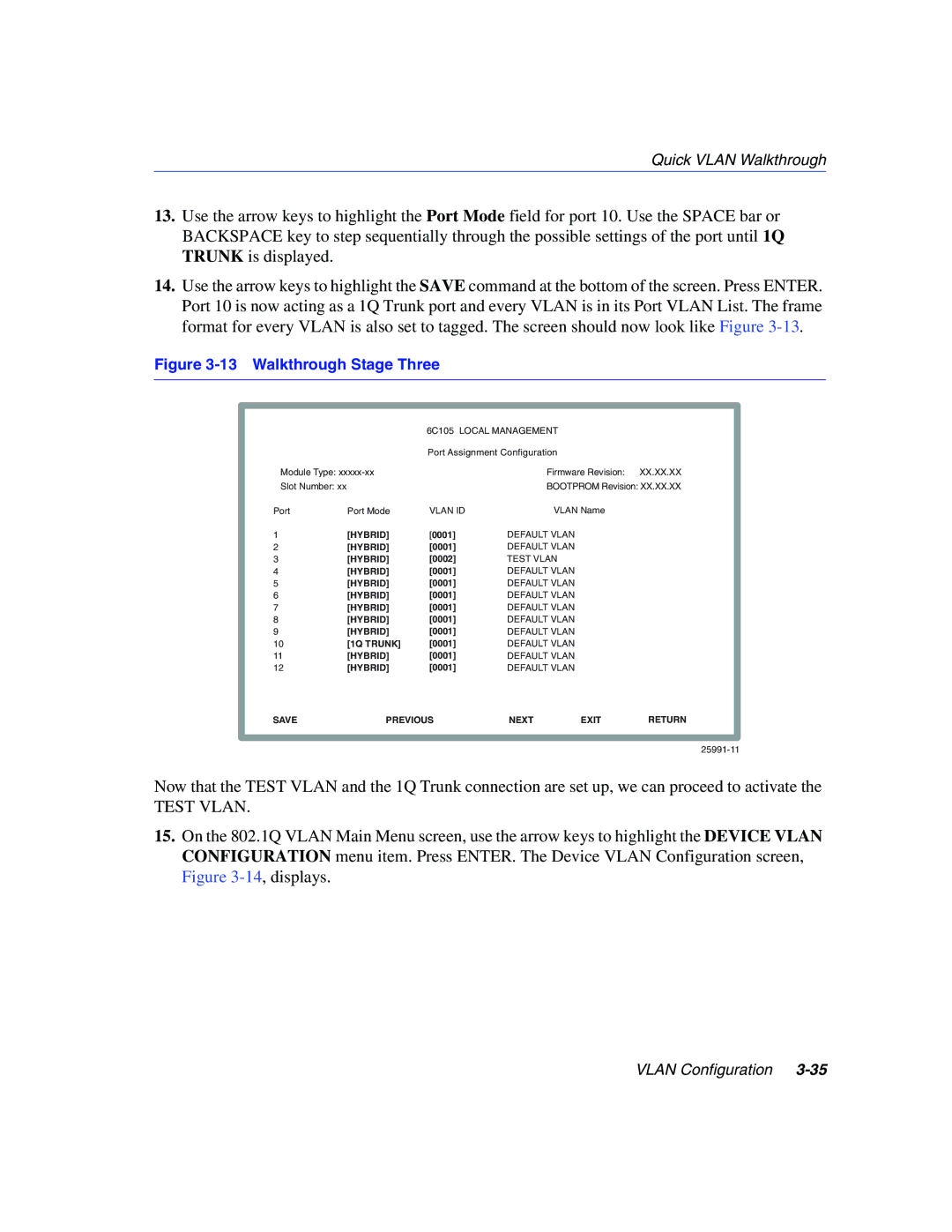 Enterasys Networks 802.1Q manual Test Vlan 