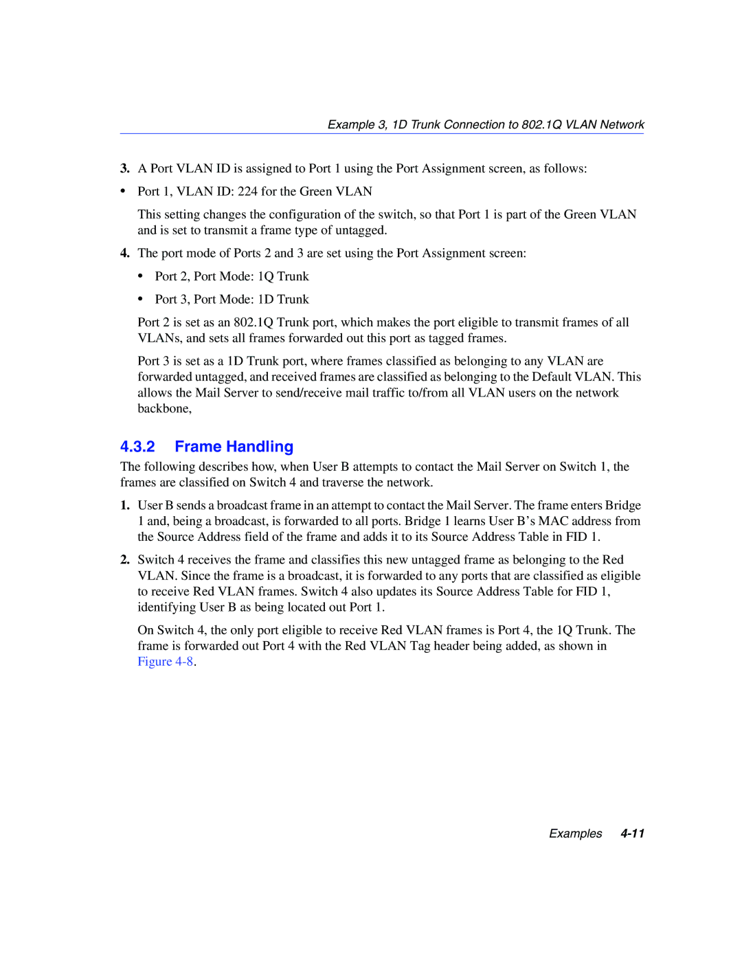 Enterasys Networks 802.1Q manual Frame Handling 