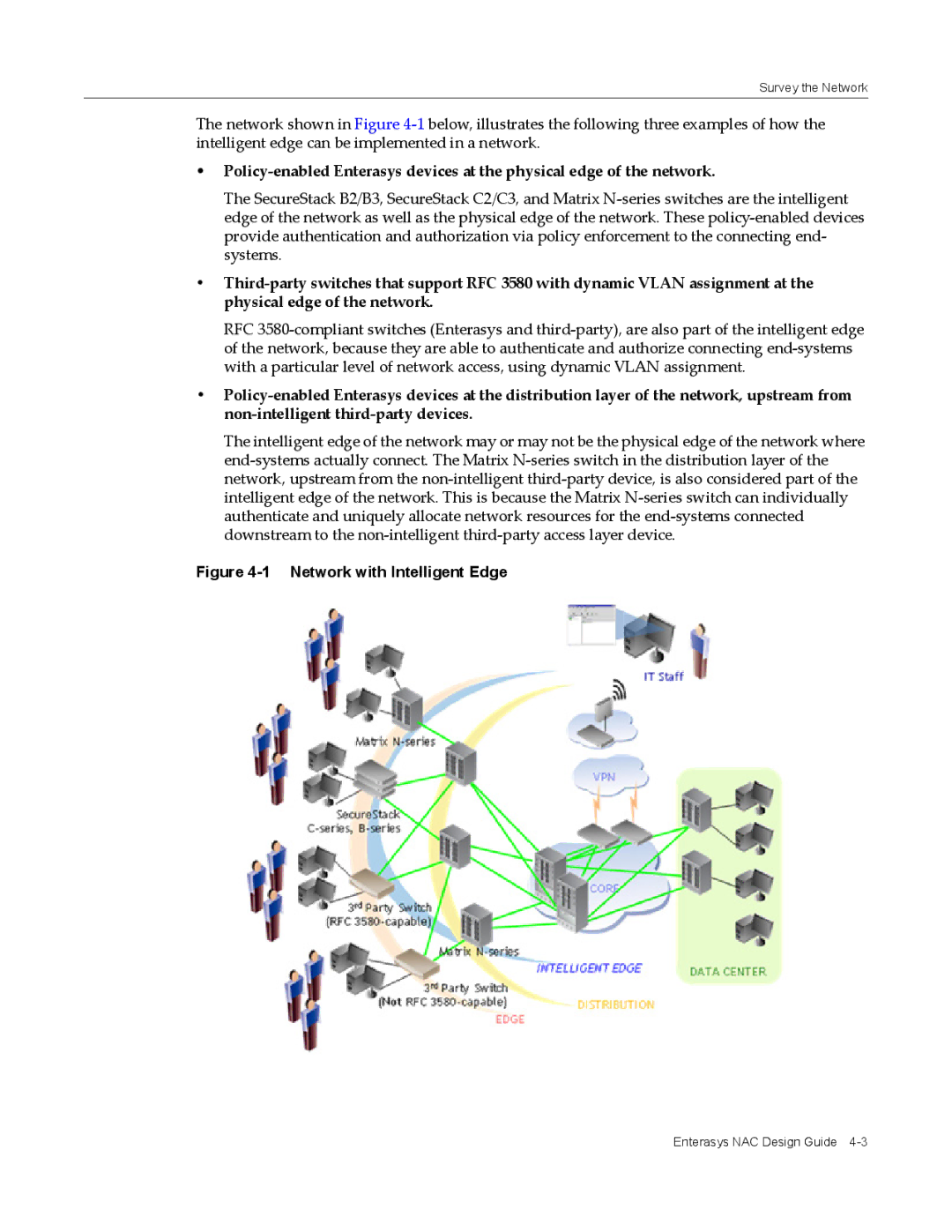 Enterasys Networks 9034385 manual Network with Intelligent Edge 