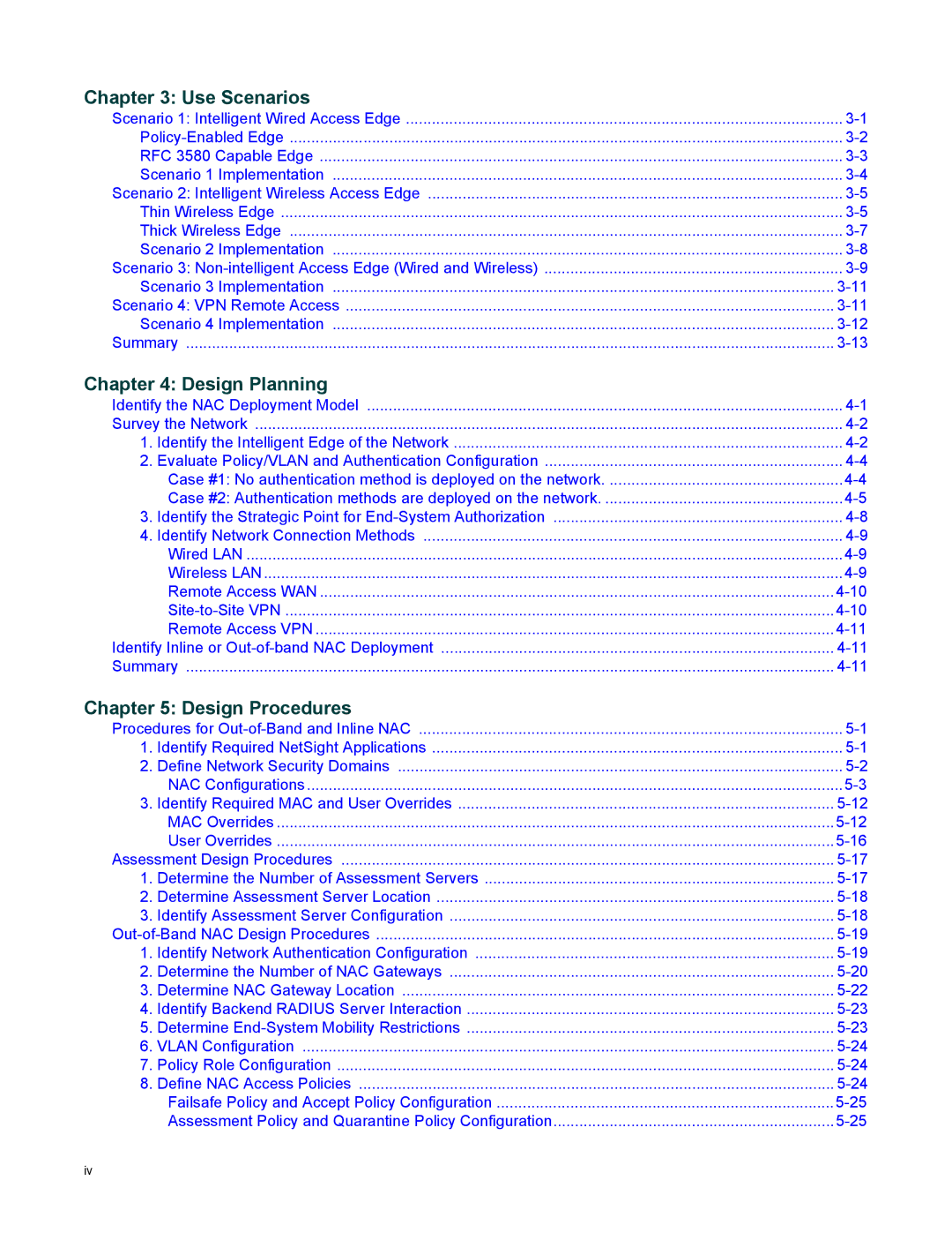 Enterasys Networks 9034385 manual Use Scenarios, Design Planning, Design Procedures 