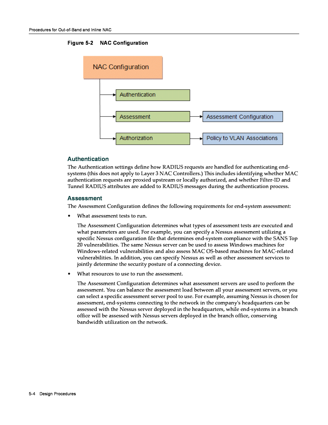 Enterasys Networks 9034385 manual 2 NAC Configuration, Authentication, Assessment 